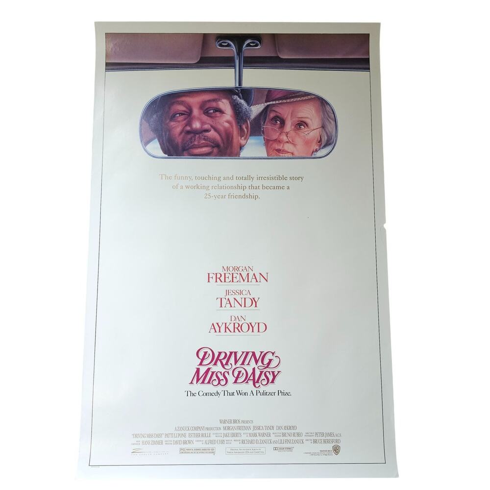 1989 DRIVING MISS DAISY Original Film Poster 27X40 BERESFORD, FREEMAN, TANDY